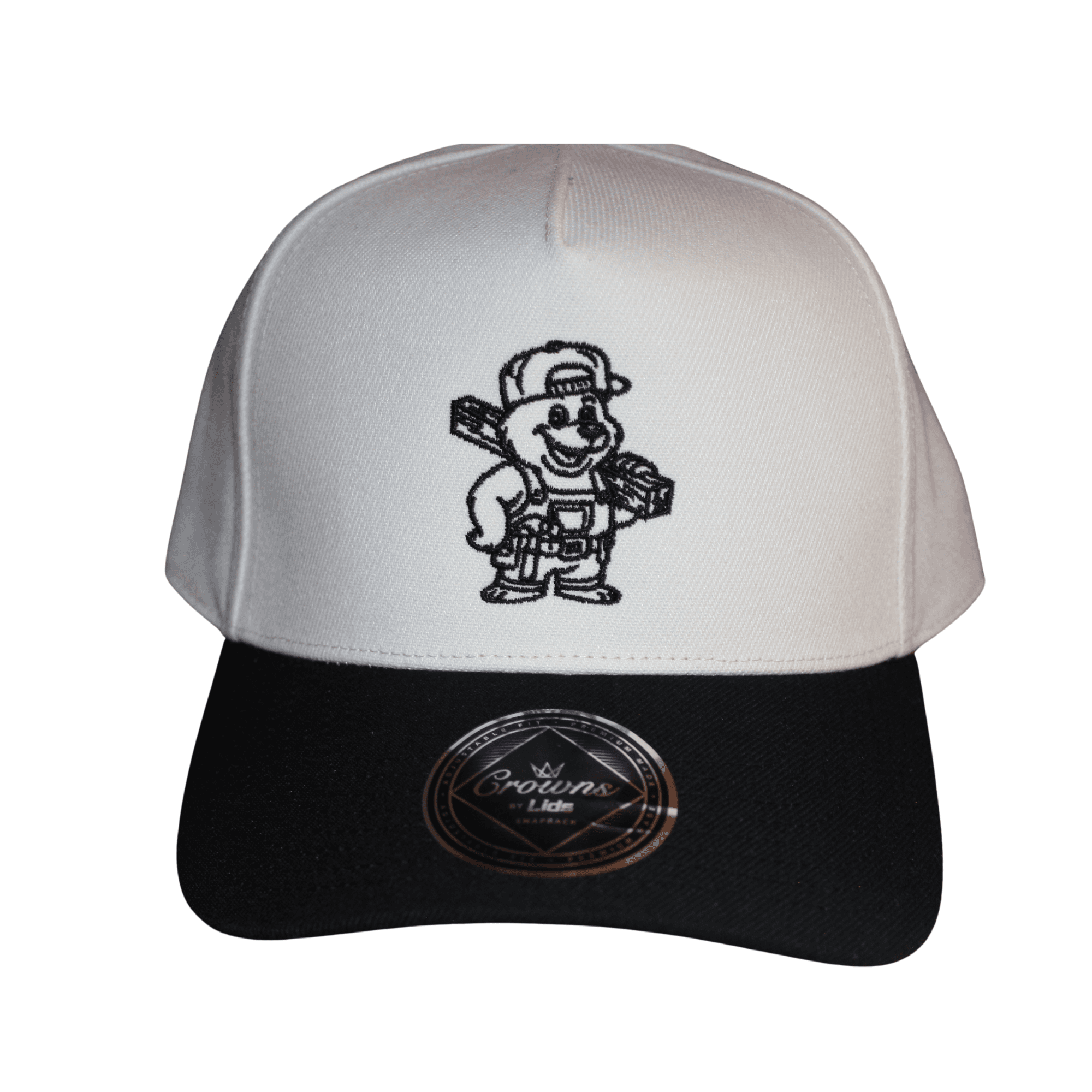 Ivory and Black Snapback